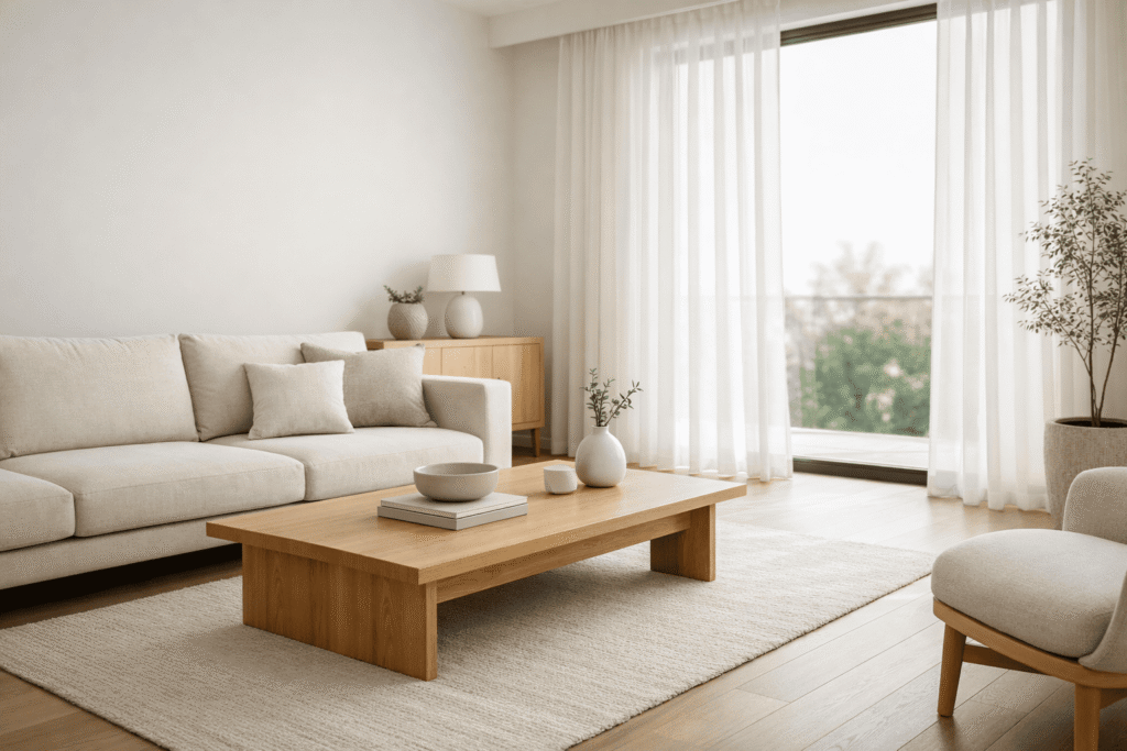 Modern minimalist living room: How 9 Easy Tips Bring Zen Home 1 modern minimalist living room